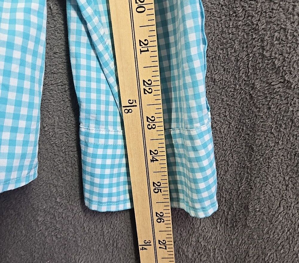 Vineyard Vines Shirt Mens XXL Green Check Tucker Classic Fit Long Sleeve Gingham - Picture 9 of 13